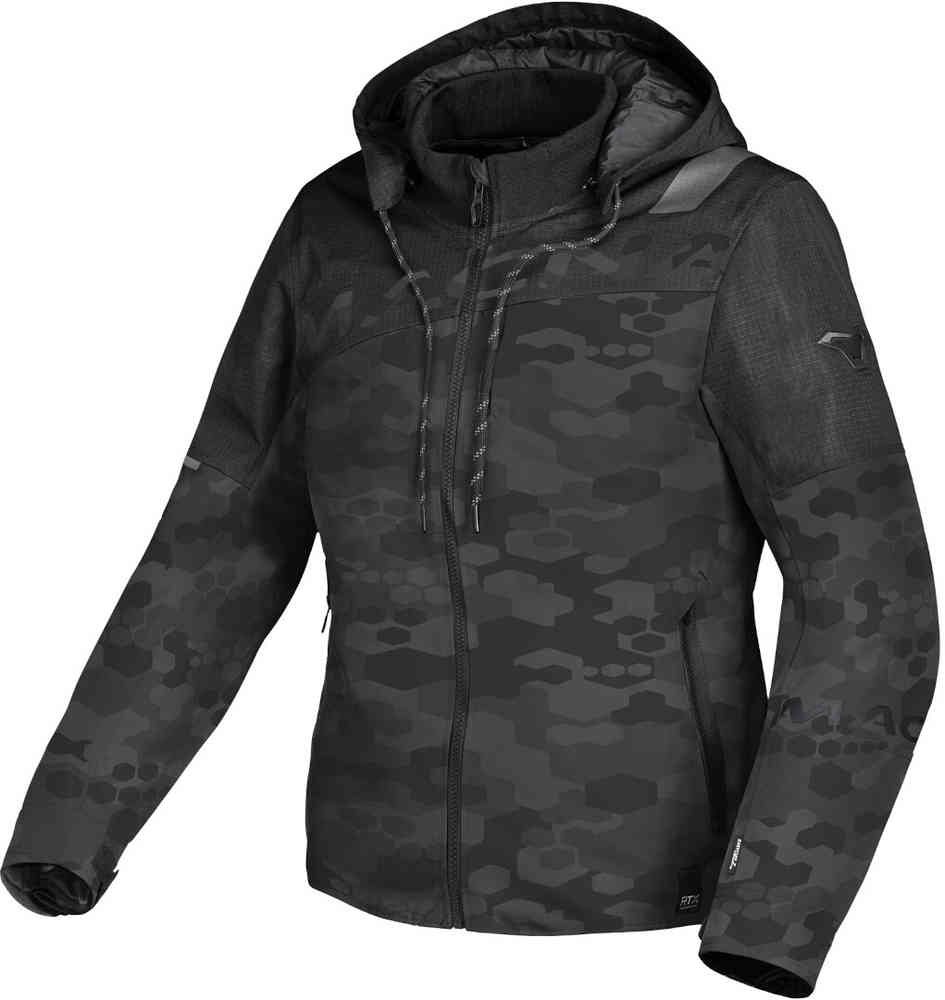 Macna Racoon Camo impermeabile Ladies Giacca tessile moto