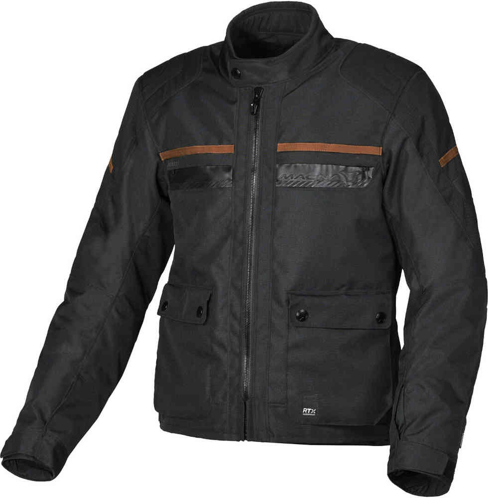 Macna Oryon chaqueta textil impermeable para motocicletas