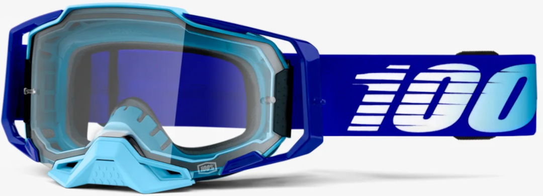 Image of 100% Armega Essential Occhiali da motocross, blu