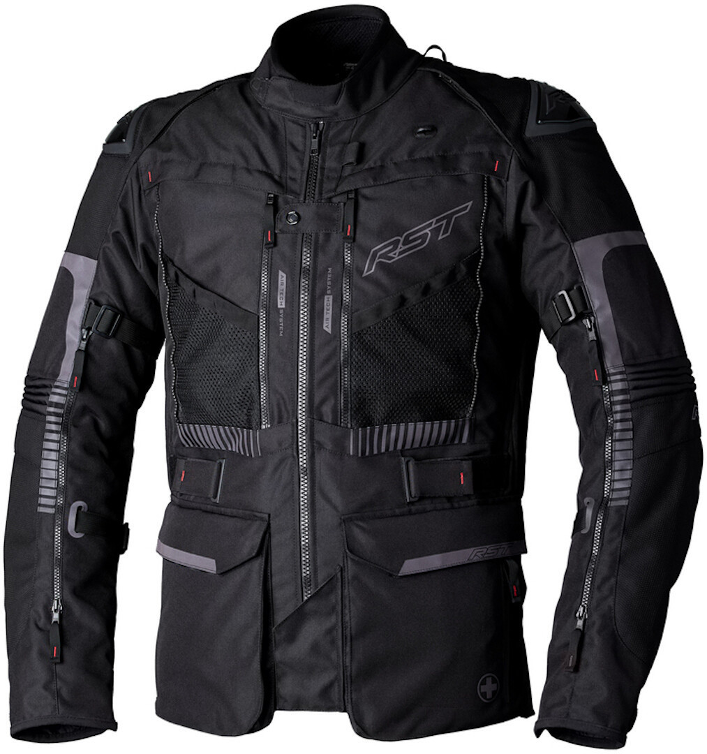 RST Ranger Motorcykel tekstiljakke, sort, størrelse S