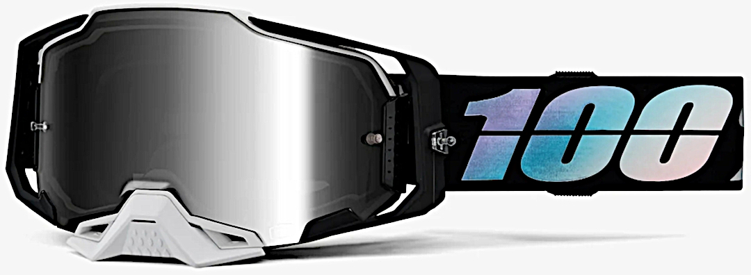 100% Armega Krisp Lunettes de motocross, noir-multicolore