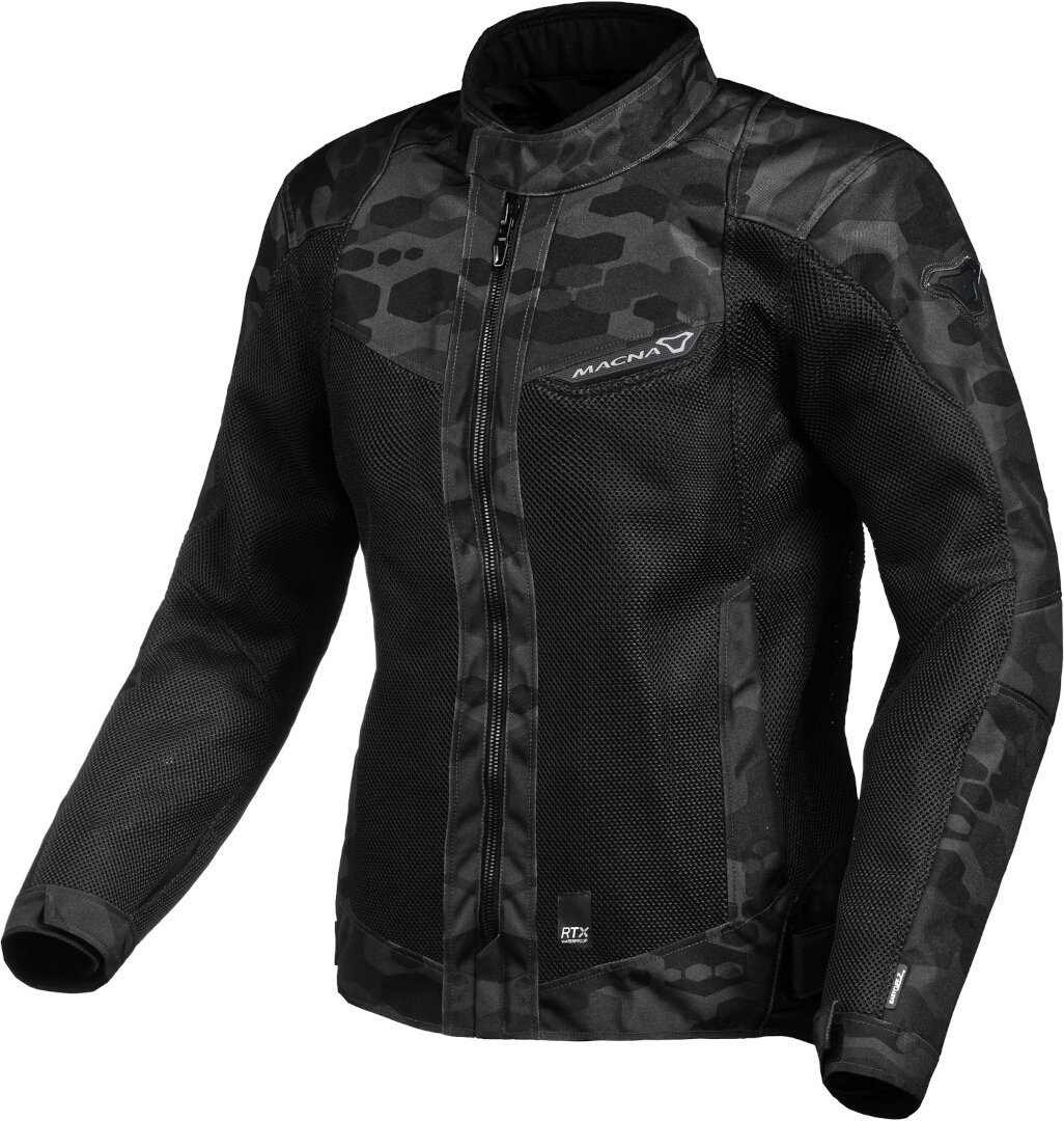Macna Empire Camo imperméable à l’eau pour dames moto Veste textile, taille XL pour Femmes