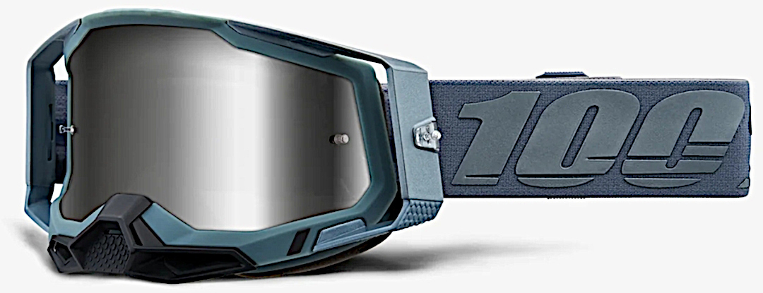 100% Racecraft II Battleship Lunettes de motocross, gris