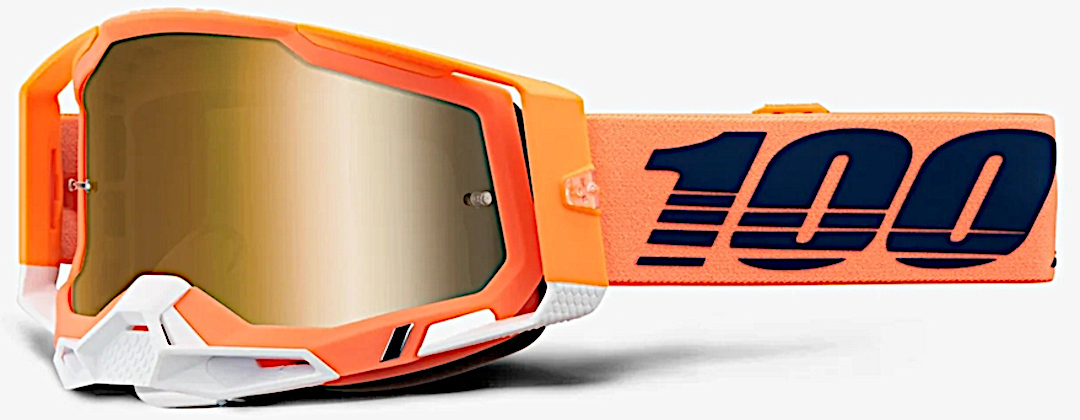 Image of 100% Racecraft II Coral Occhiali da motocross, arancione