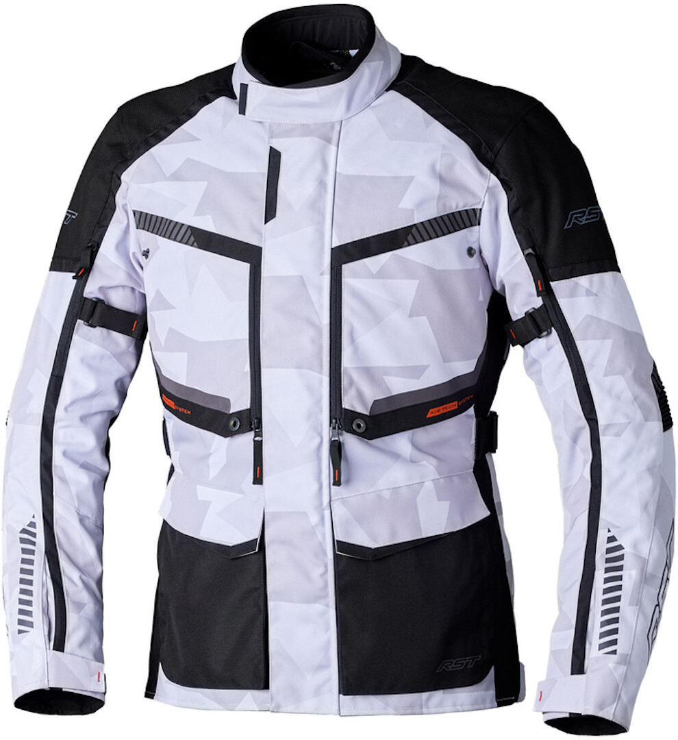 Image of RST Maverick Evo Giacca tessile moto, grigio, dimensione 4XL