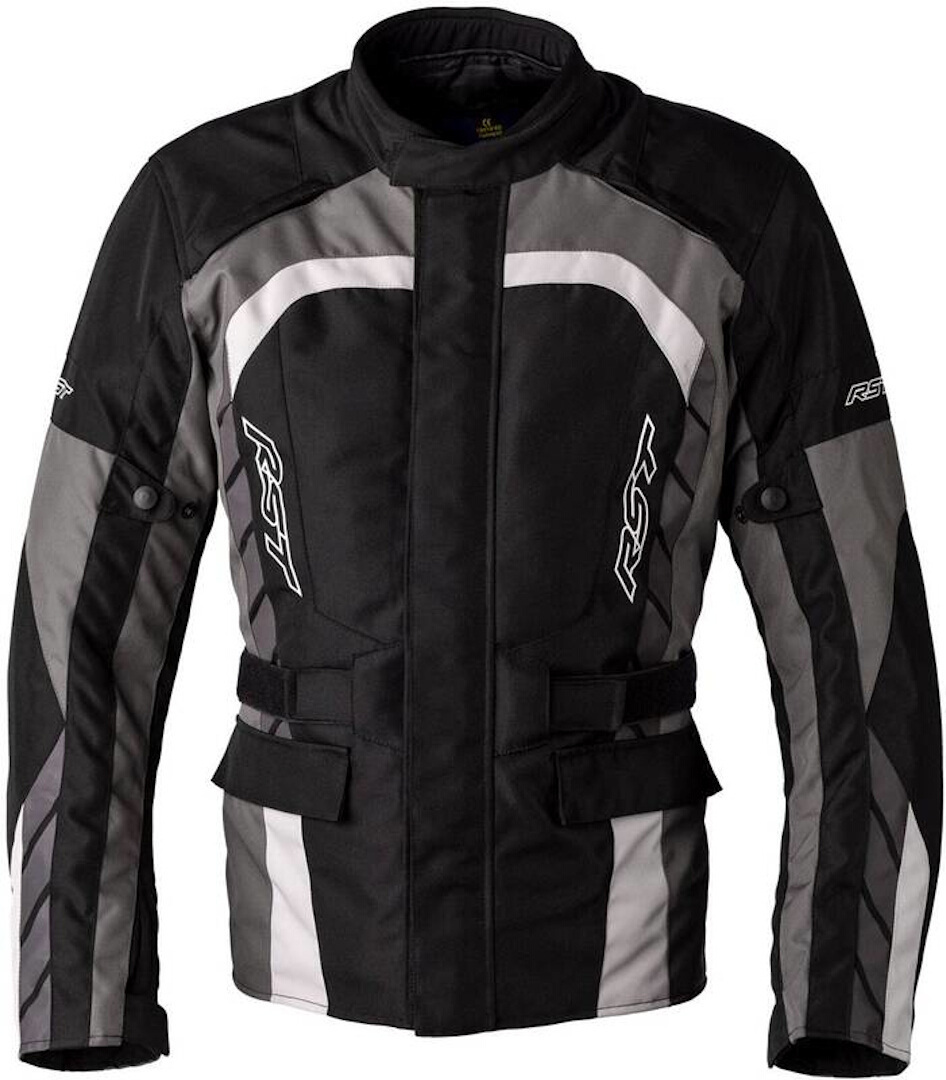 RST Alpha 5 Motorrad Textiljacke, schwarz-grau, Größe XL, schwarz-grau, Größe XL