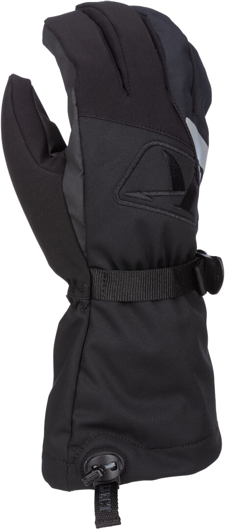 Klim Klimate Gauntlet Snowmobile Gloves, black, Size 3XL for Men