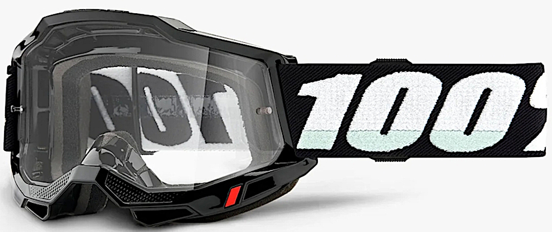 100% Accuri II Essential Lunettes de motocross, noir