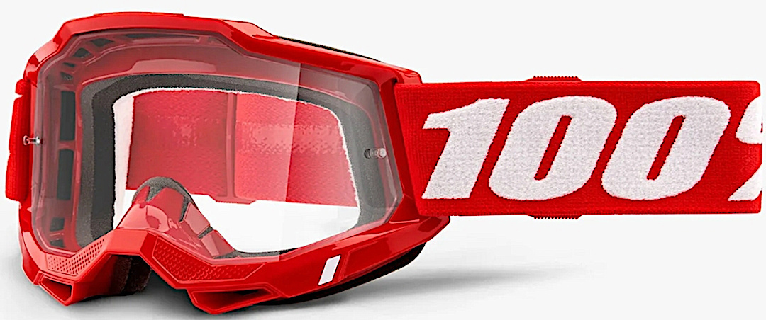 Image of 100% Accuri II Essential Occhiali da motocross, rosso