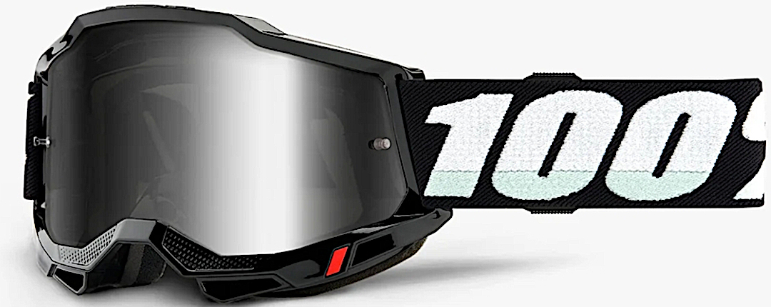 Image of 100% Accuri II Chrome Essential Occhiali da motocross, nero