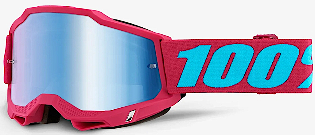 Image of 100% Accuri II Occhiali da motocross, rosa-turchese