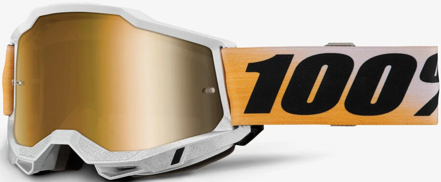 100% Accuri II Lunettes de motocross, noir-blanc