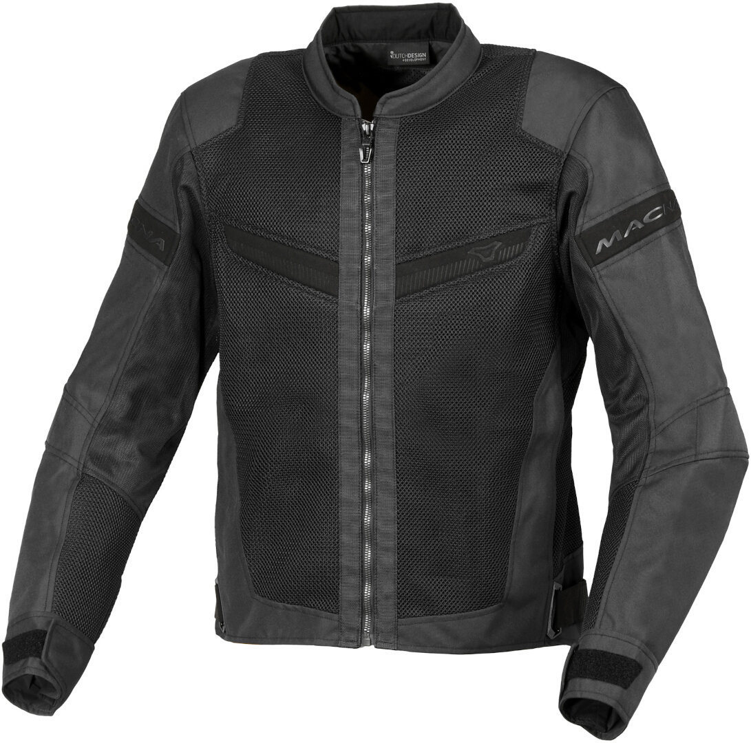Macna Velotura Мотоциклетная текстильная куртка чёрный 6XL 