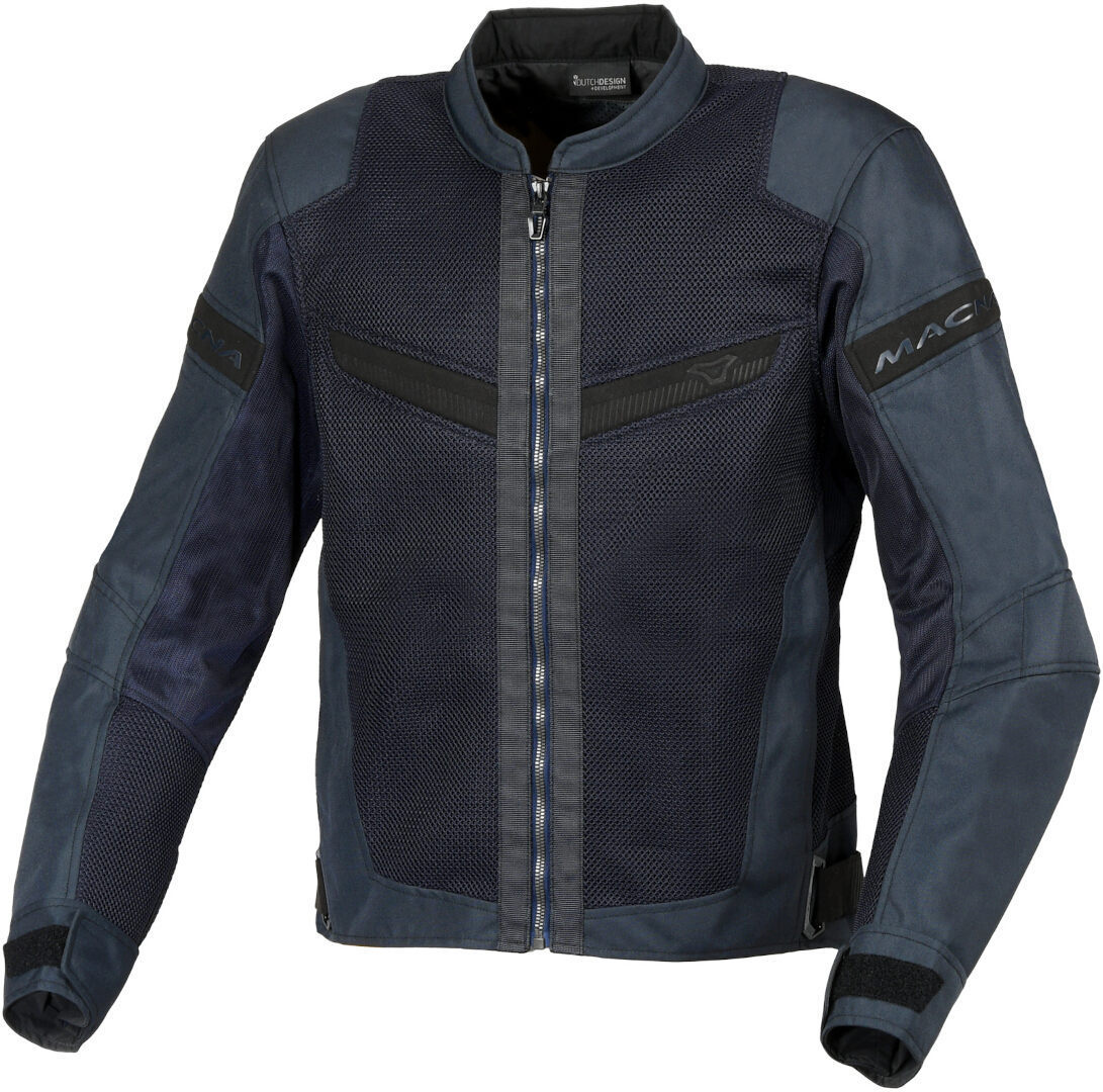 Image of Macna Velotura Giacca tessile moto, blu, dimensione XS