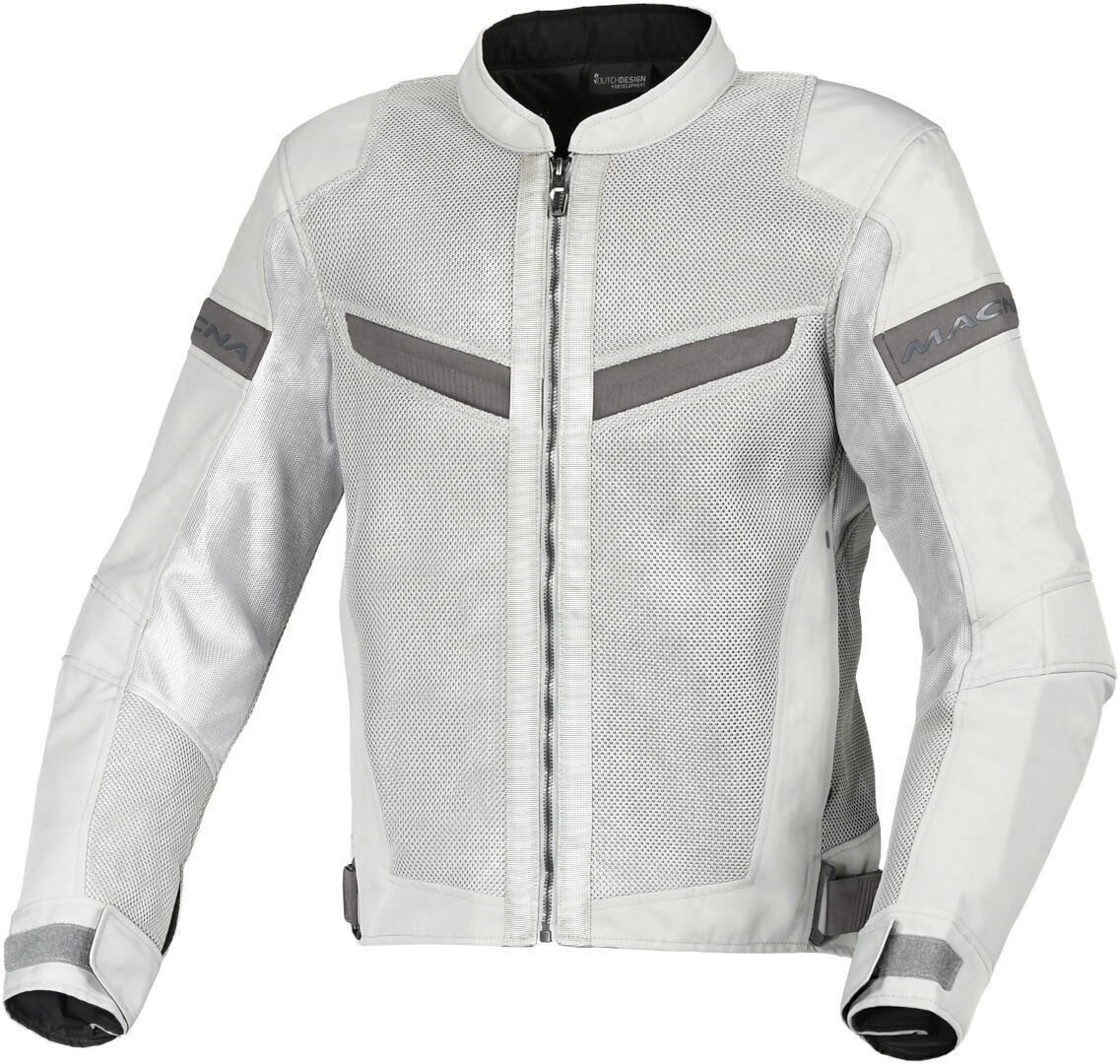 Macna Velotura Motorcycle Textile Jacket, grey, Size XL for Men-image-968223541