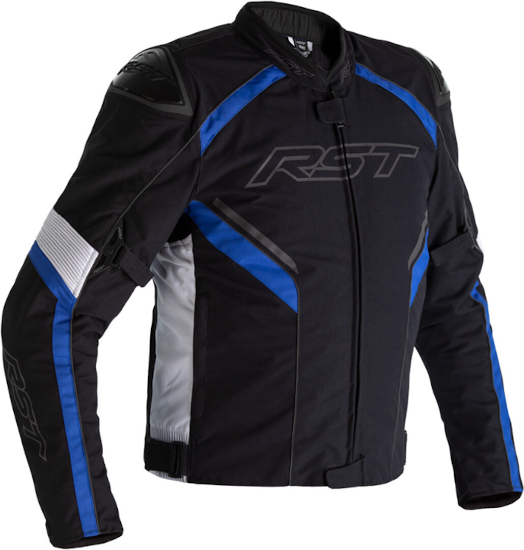 RST Sabre Motorfiets Textiel Jas, zwart-blauw, afmeting L