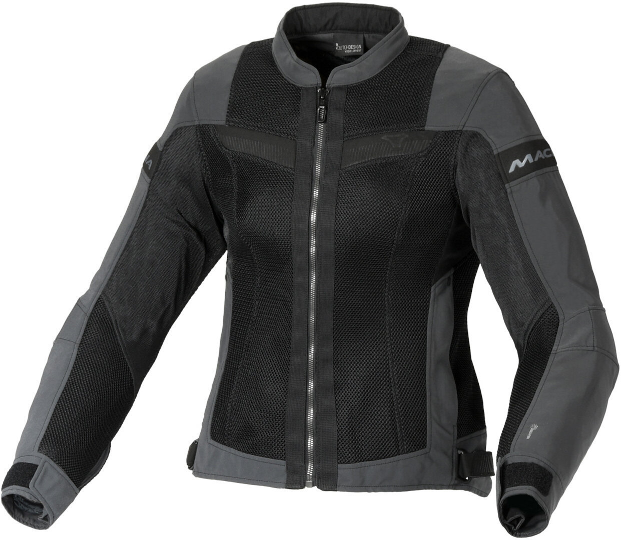 Macna Velotura NightEye Veste textile de moto pour dames pour Femmes