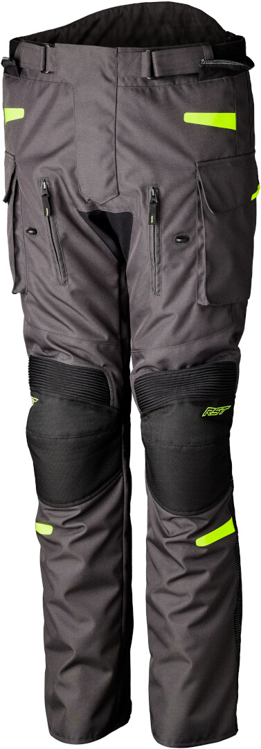 Rst Men's Black Anthracite Endurance Motorcycle Textile Pants, Black-Anthracite, Size L For