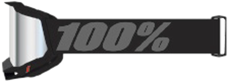 100% Accuri II OTG Essential Motocross Brille, schwarz-grau für Männer
