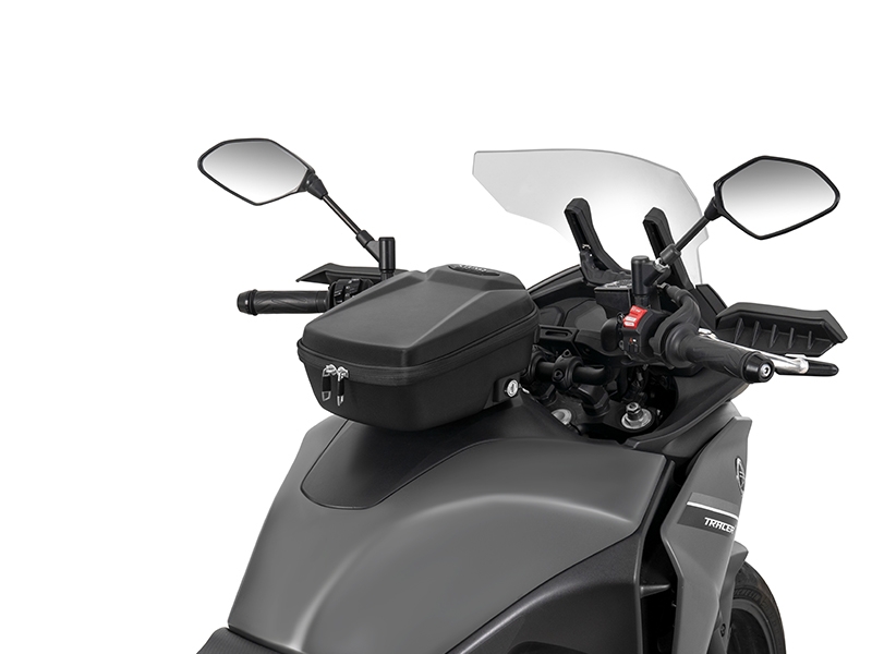 Side view of SHAD E091CL Click System Tank Bag