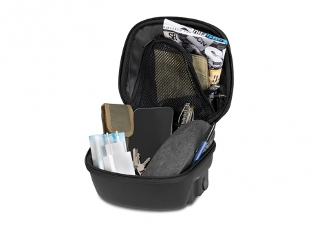 Side view of E03C Click System Tank Bag