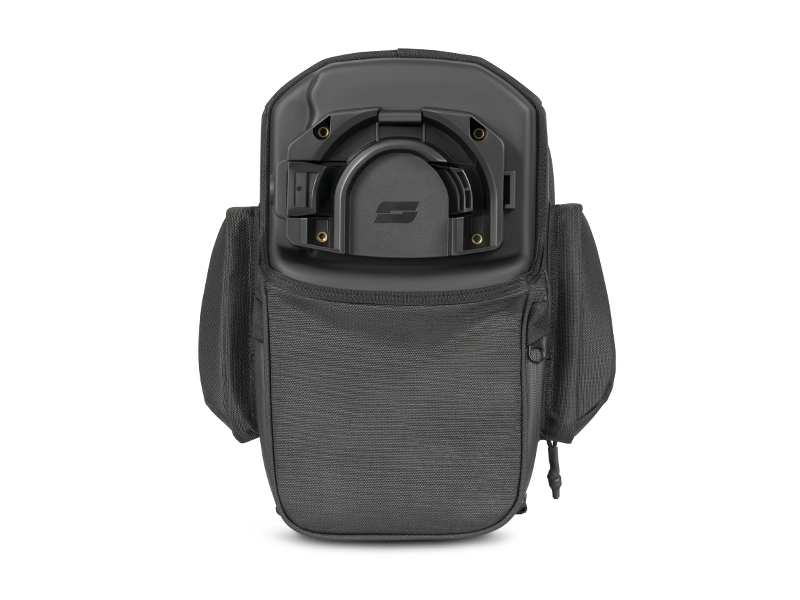 Side view of SHAD TR15CL Click System Tank Bag
