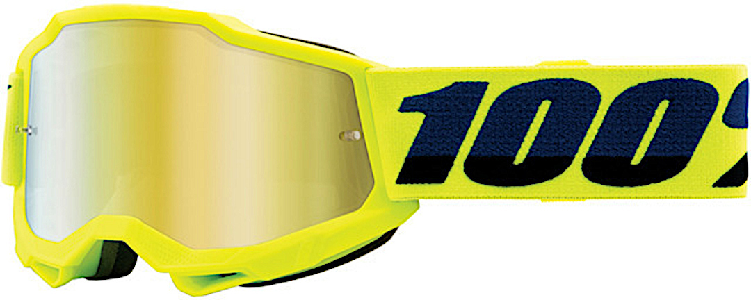 100% Accuri II Essential Youth Motocross Goggles, yellow-image-788138271