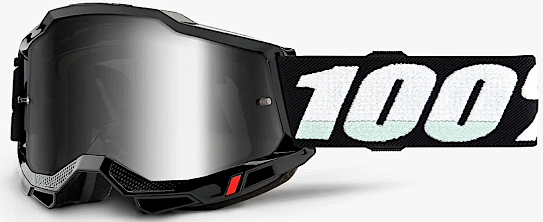 Image of 100% Accuri II Essential Occhiali da motocross giovanile, nero