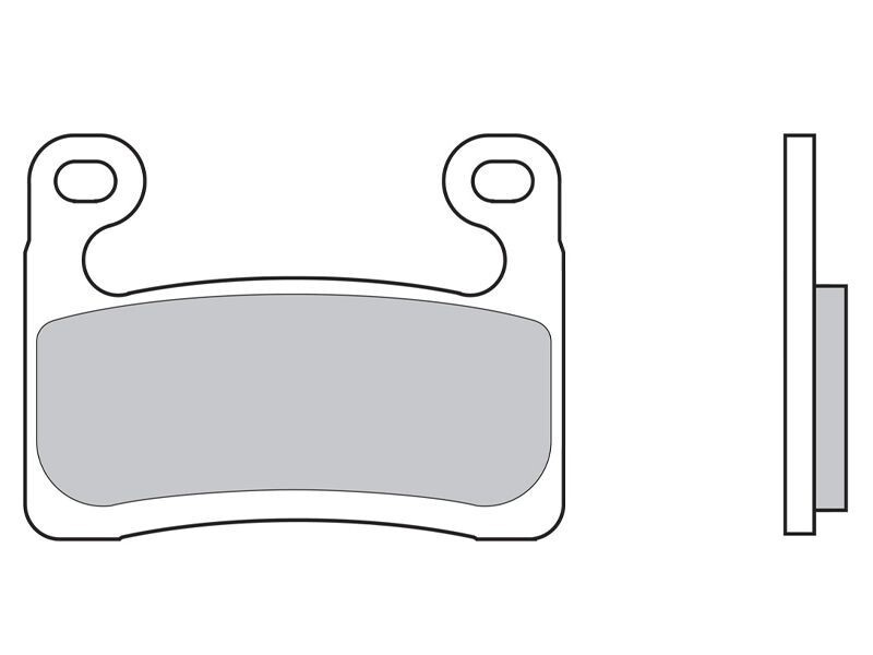 Brembo S.p.a. Unisex Street Sintered Metal Brake Pads - 07Gr90sa