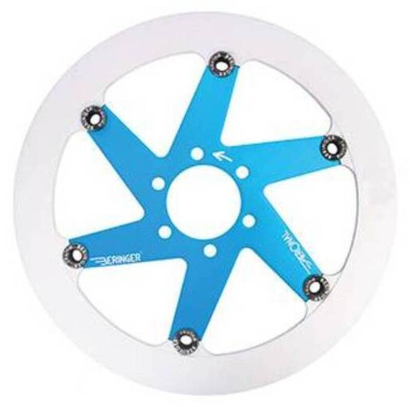 Beringer Disco freno aeronale in acciaio inox flottante blu - K22LDBLI