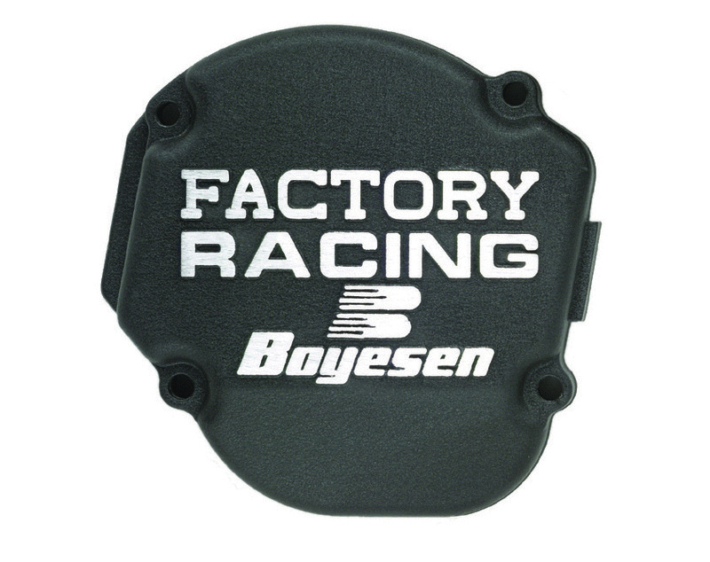 Boyesen Factory Racing Ignition Cover Black - Kawasaki KX250 (90-04)