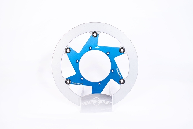 Beringer Aeronal Round Floating Brake Disc - Blue