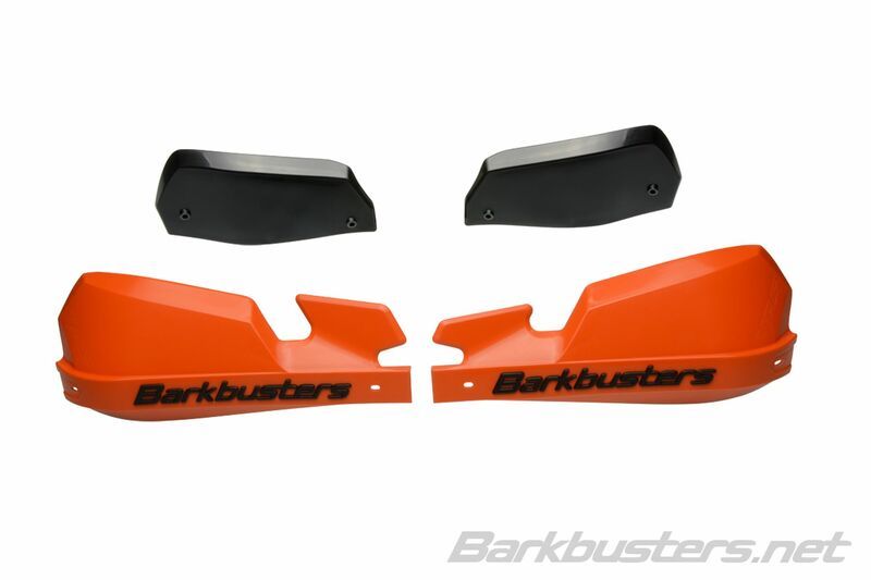 Barkbusters Orange MX VPS Handguard Shells/Deflector Negro