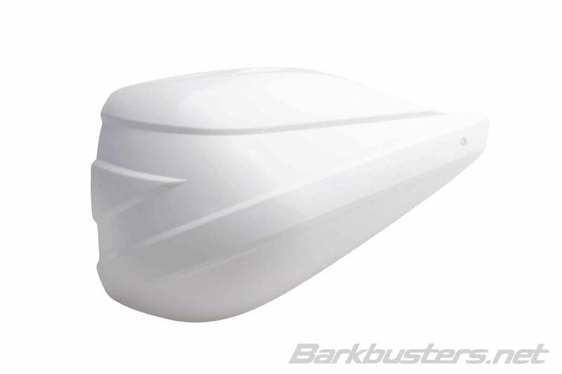 Barkbusters Storm Plastic Guards Only White