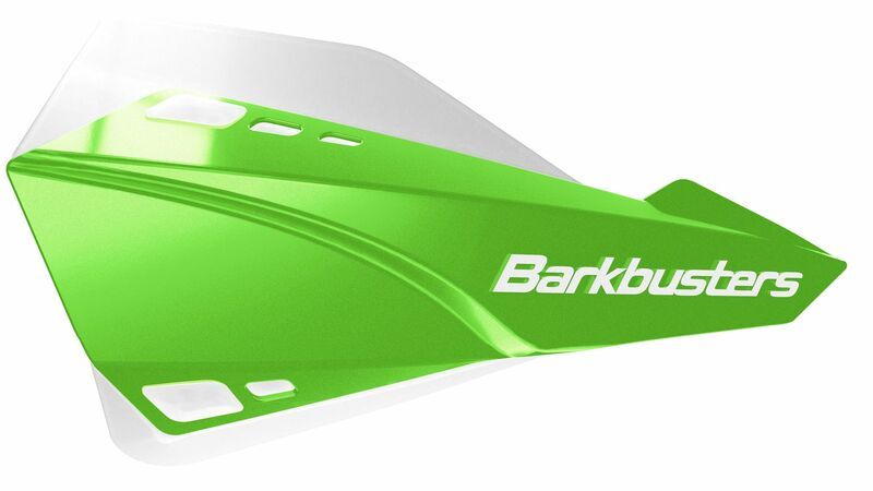 Barkbusters Kit Paramani Sabre universale montaggio verde/bianco deflettore