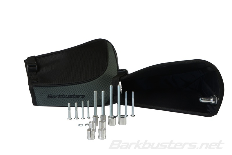 Barkbusters BBZ Blizzard Handguard Kit/Condizioni invernali Tessuto Multi-Fit nero