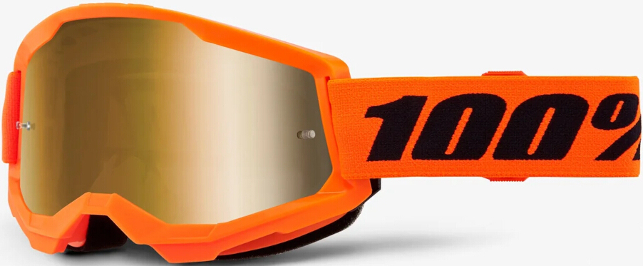 100% Strata 2 Essential Chrome Motocross Brille