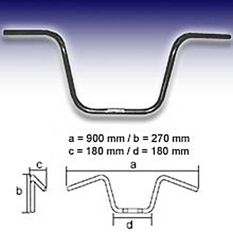 CINTRE FEHLING APE 1 pouce Basse, MK, noir