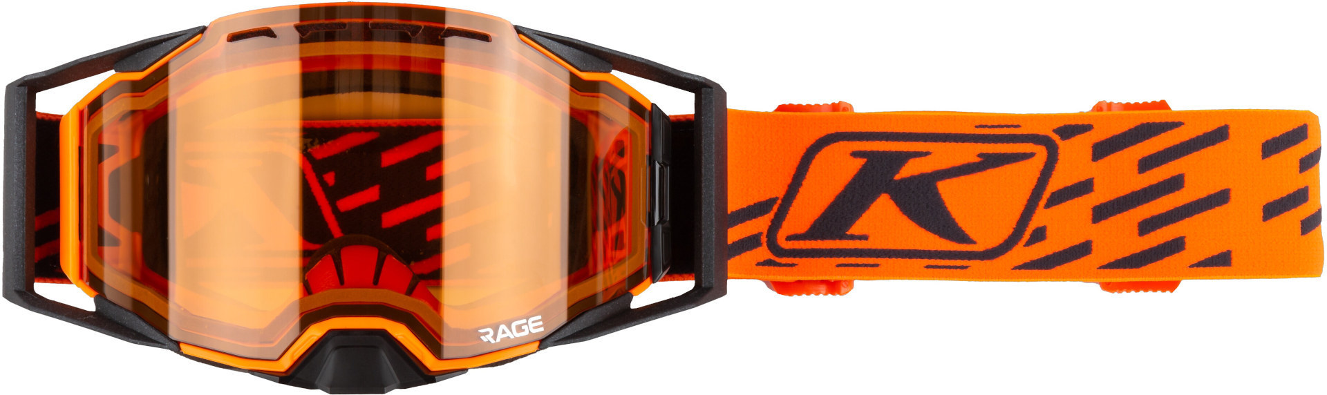 Klim Rage Fragment Lunettes de motoneige, gris-orange