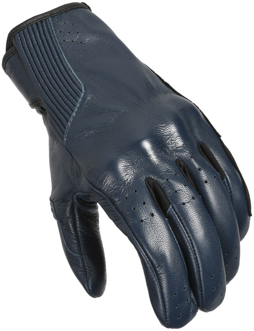 Macna Rigid perforated Motorcycle Gloves Dark Blue 2XL 