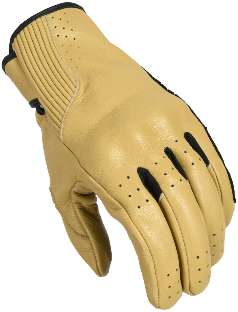 Macna Rigid perforated Motorcycle Gloves Sand 3XL 