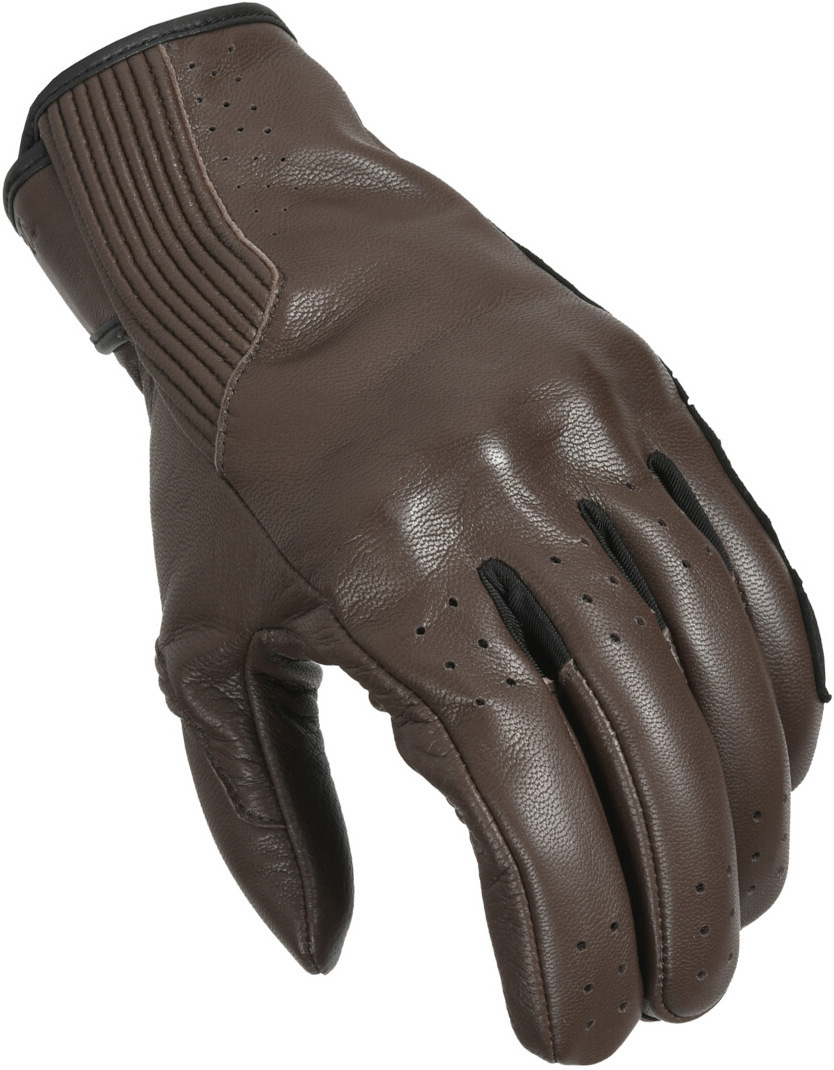 Macna Rigid perforated Motorcycle Gloves Dark Brown S 