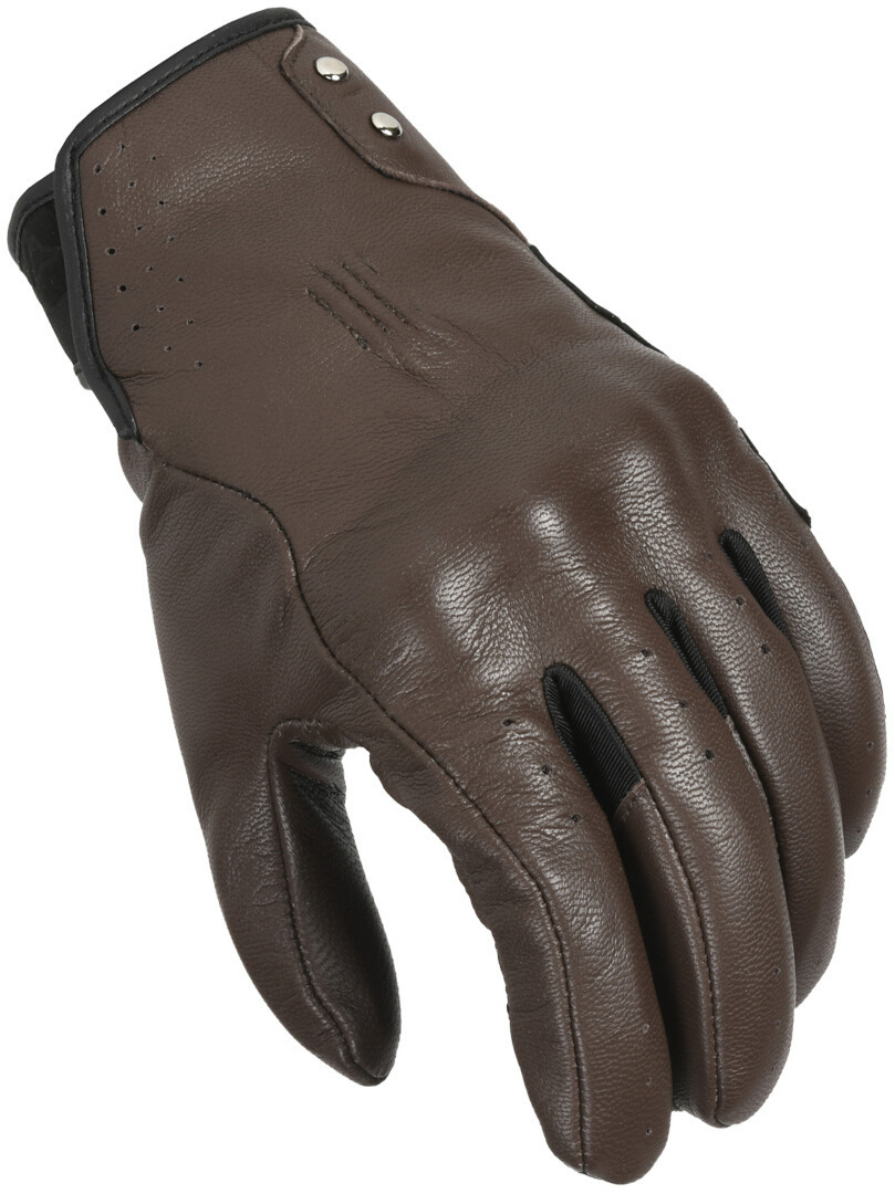 Macna Rouge Gants de moto perforés pour dames