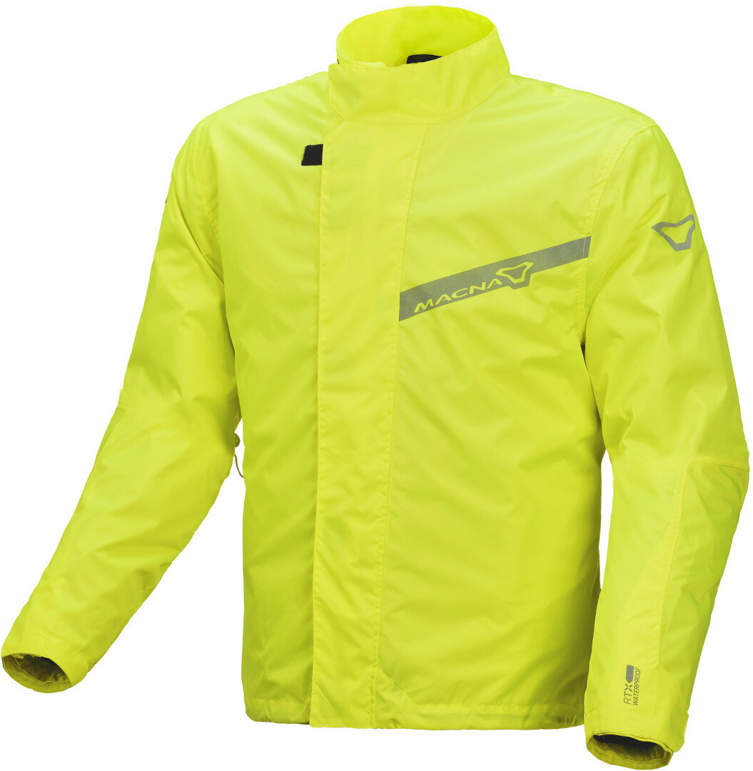 Macna Spray Motorcycle Rain Jacket, yellow, Size S for Men-image-972346510