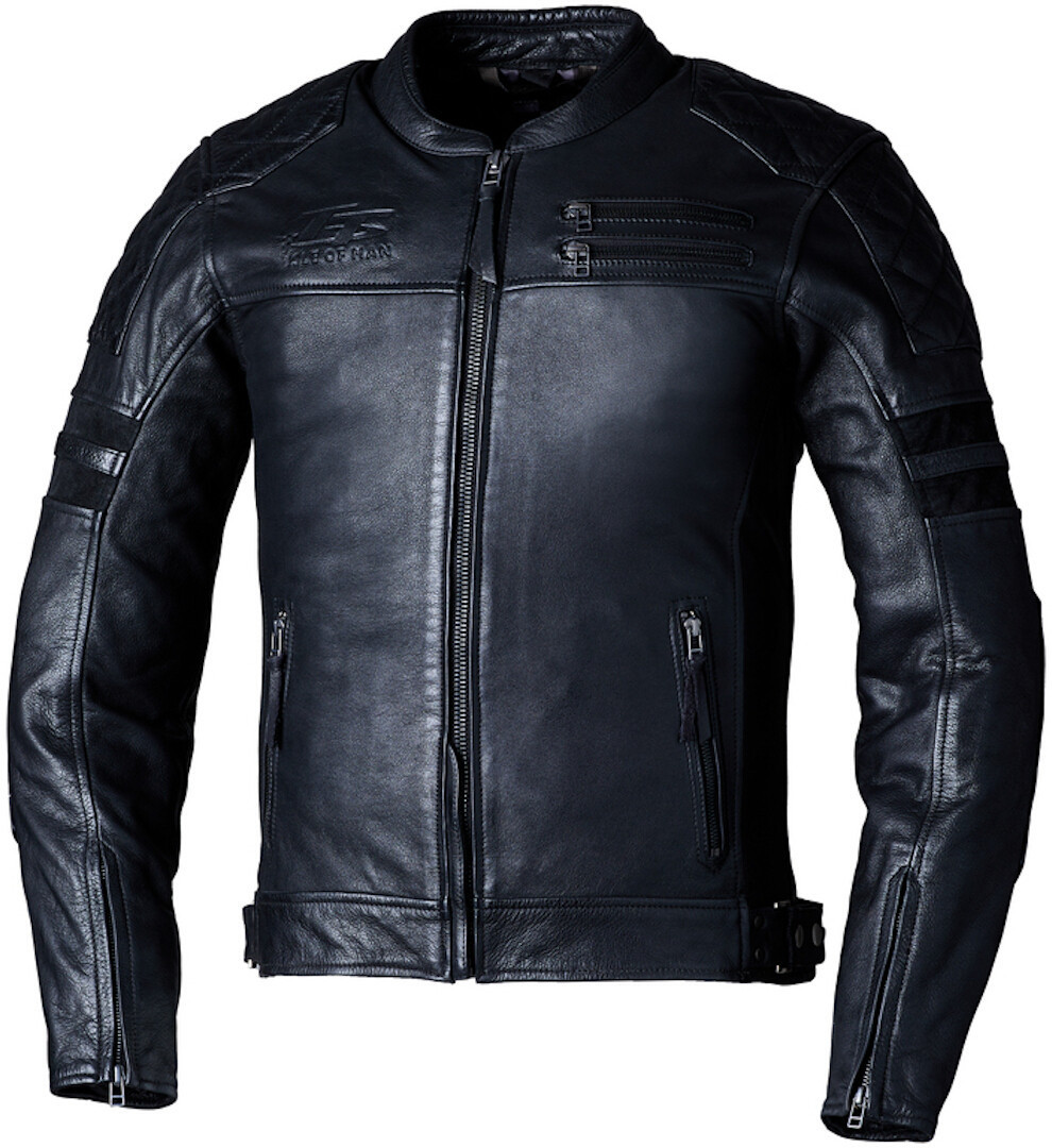 Image of RST IOM TT Hillberry 2 Giacca in pelle moto, nero, dimensione M