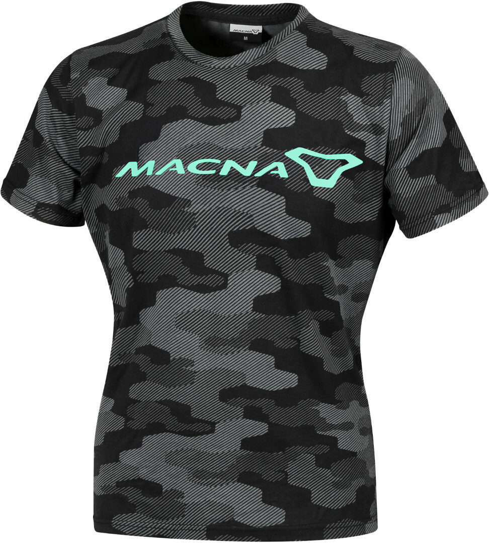 Image of Macna Dazzle Logo 2.0 T-shirt donna, nero-multicolore, dimensione 2XL per donne