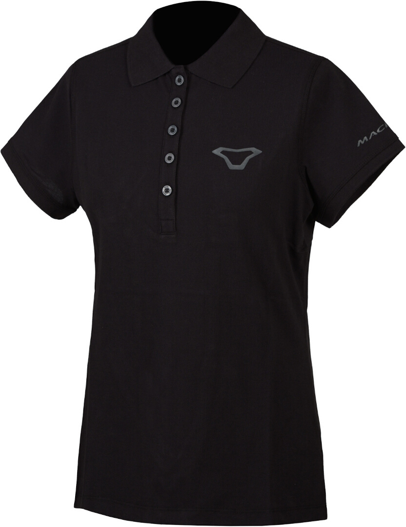 Macna Poloshirt voor dames, zwart, afmeting 2XL voor vrouw