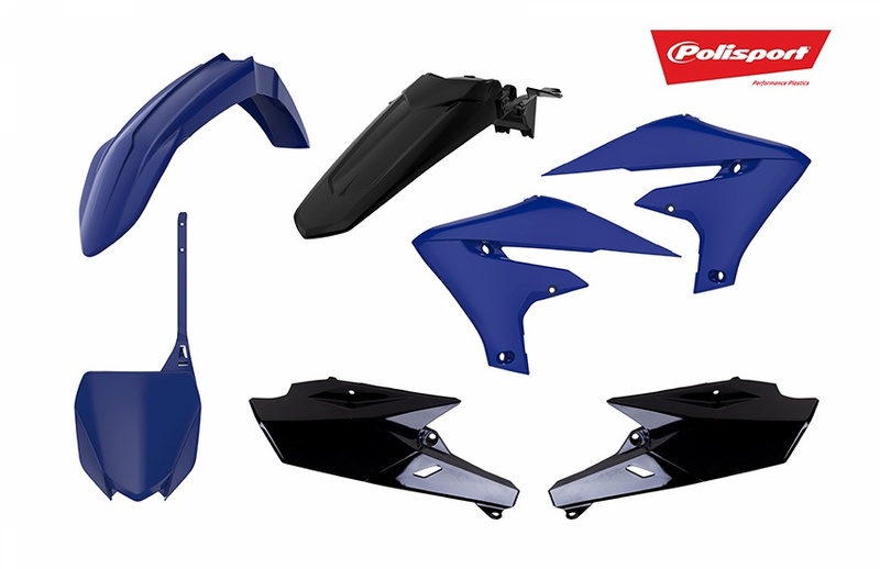 POLISPORT Kit plastiques bleu/noir Yamaha YZ250/450F