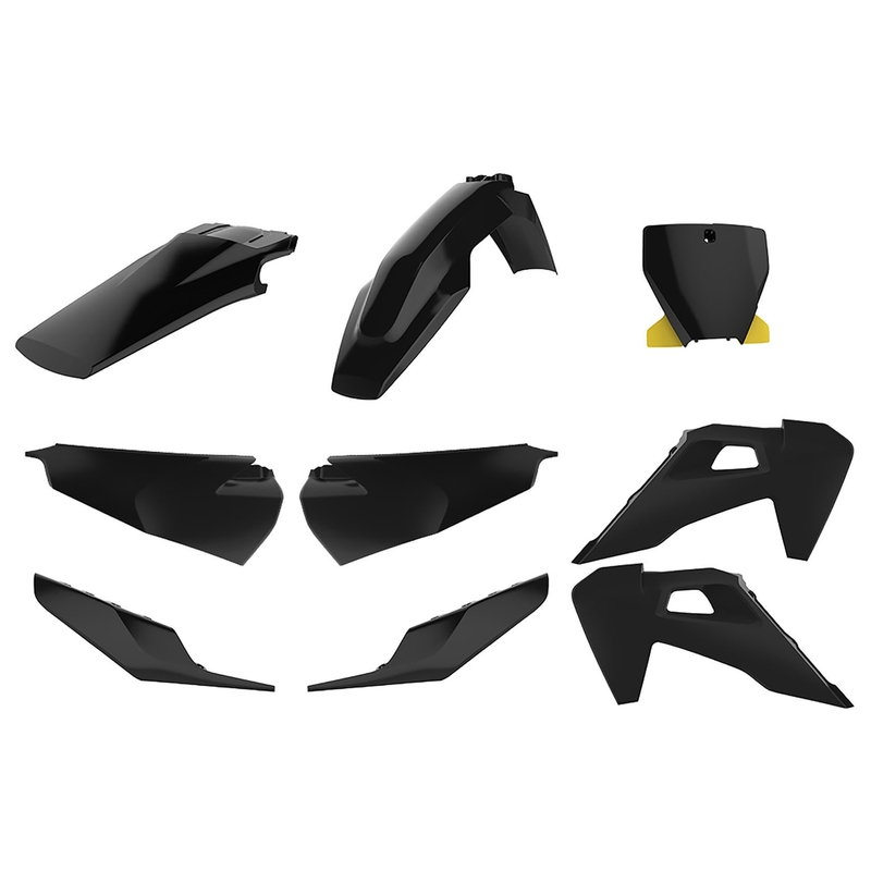 POLISPORT Kit plastiques noir Husqvarna TC/FC