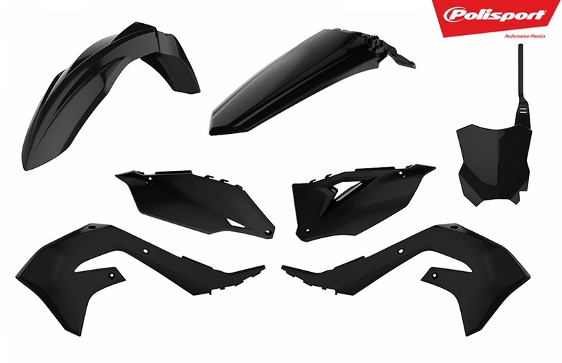 POLISPORT Kit plastiques noir